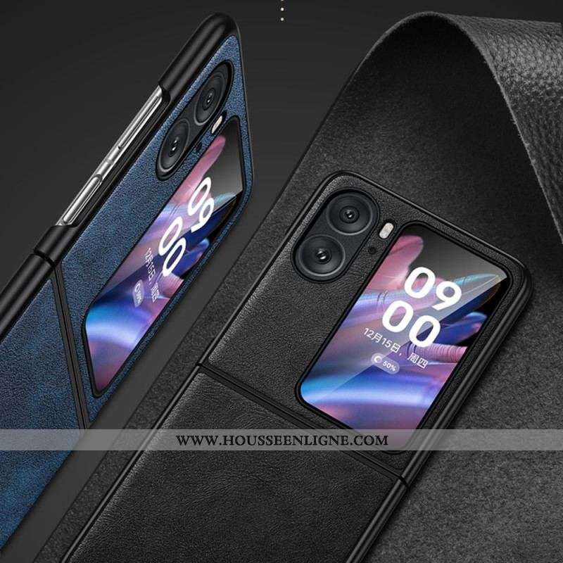 Coque Oppo Find N2 Flip Effet Cuir SULADA