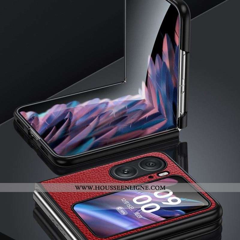 Coque Oppo Find N2 Flip Simili Cuir