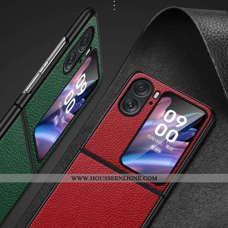 Coque Oppo Find N2 Flip Simili Cuir