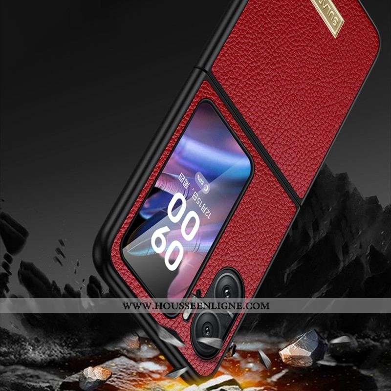 Coque Oppo Find N2 Flip Simili Cuir