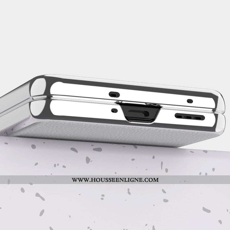 Coque Oppo Find N2 Flip Style Cuir Litchi