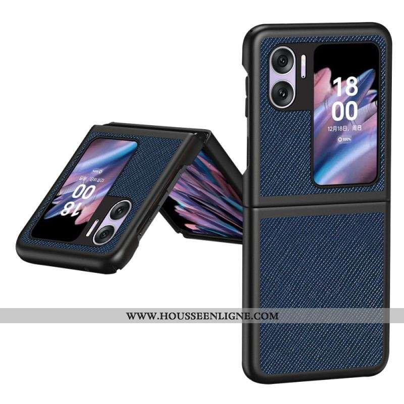 Coque Oppo Find N2 Flip Style Cuir Texturé