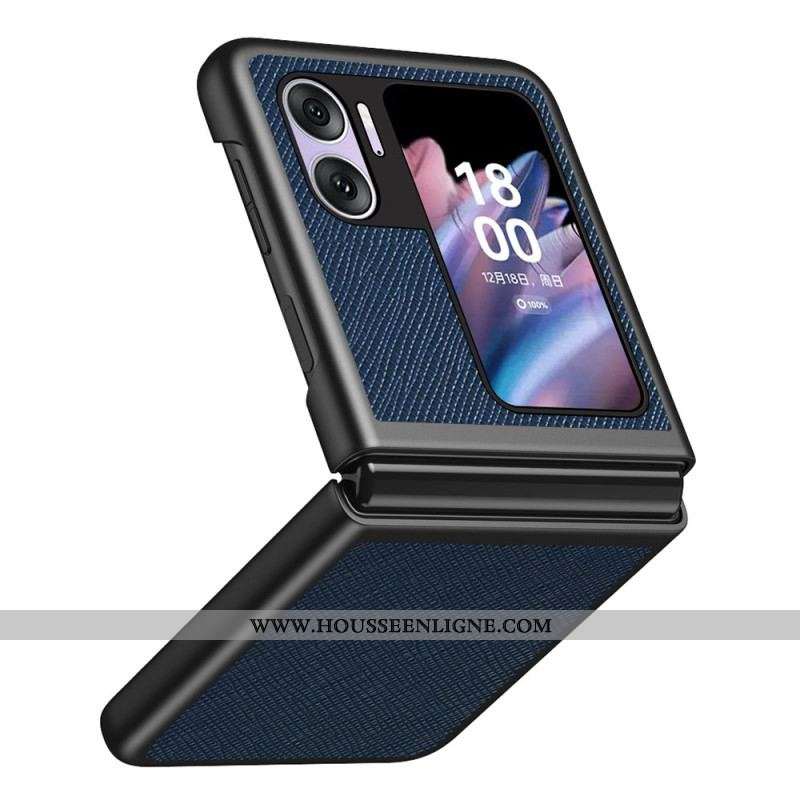 Coque Oppo Find N2 Flip Style Cuir Texturé