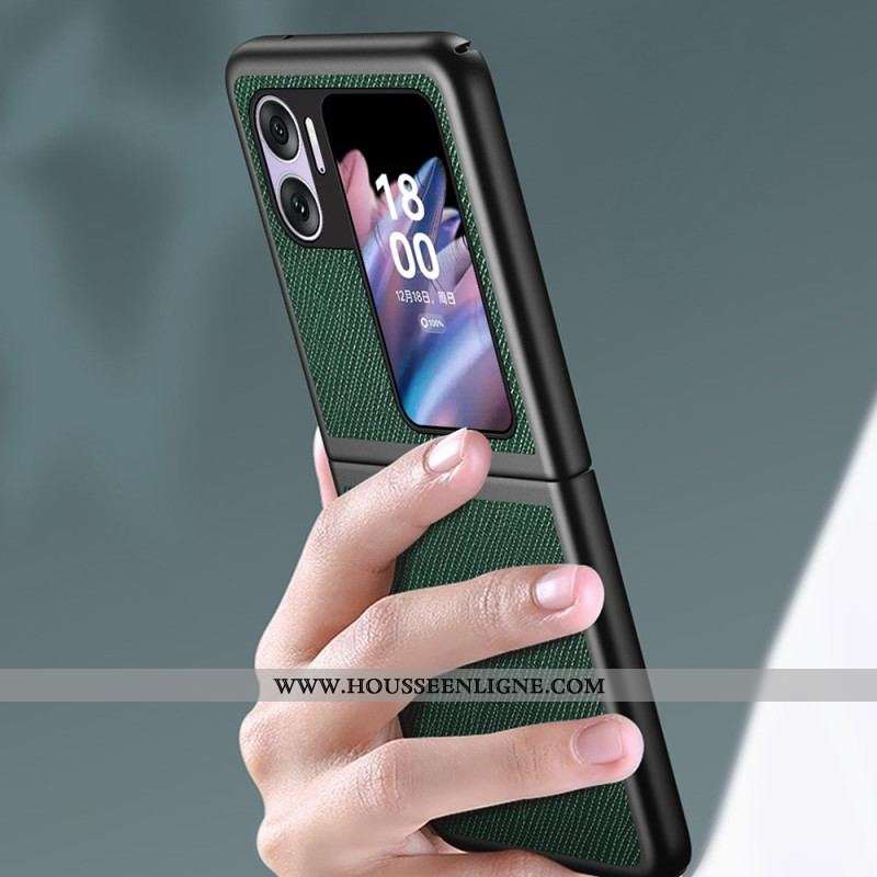 Coque Oppo Find N2 Flip Style Cuir Texturé