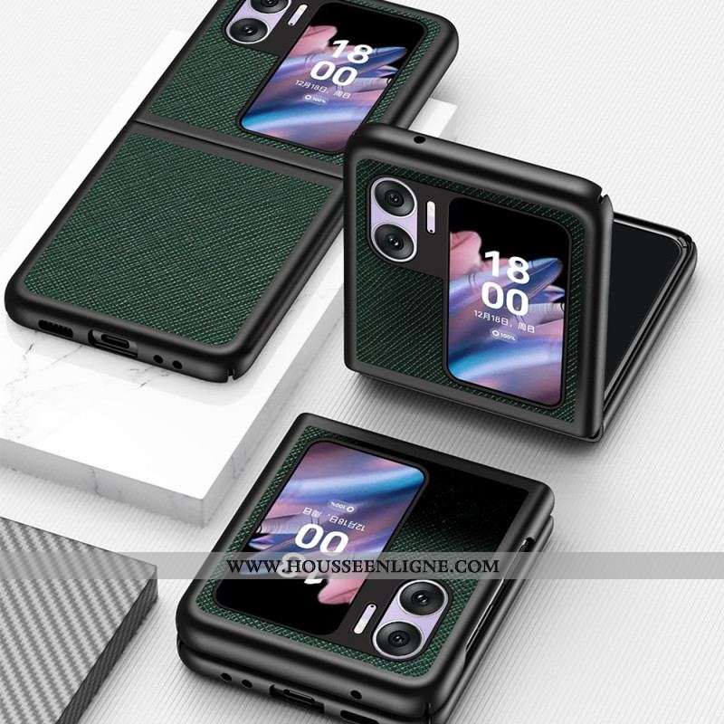 Coque Oppo Find N2 Flip Style Cuir Texturé