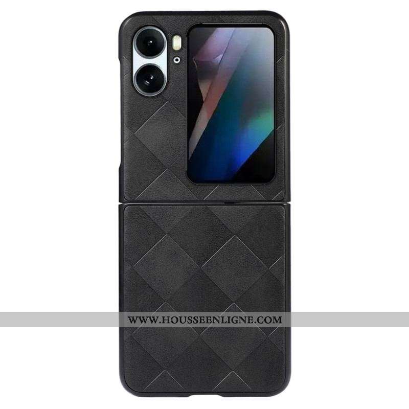 Coque Oppo Find N2 Flip Style Tissé