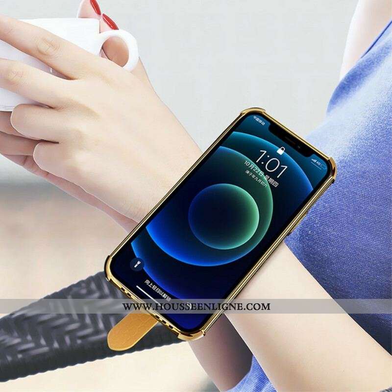 Coque Oppo Find X3 / X3 Pro Croco Bracelet