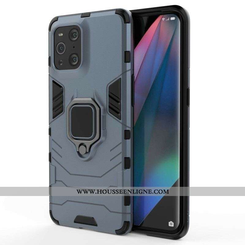 Coque Oppo Find X3 / X3 Pro Ring Résistante