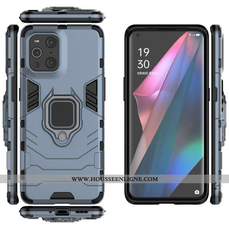 Coque Oppo Find X3 / X3 Pro Ring Résistante
