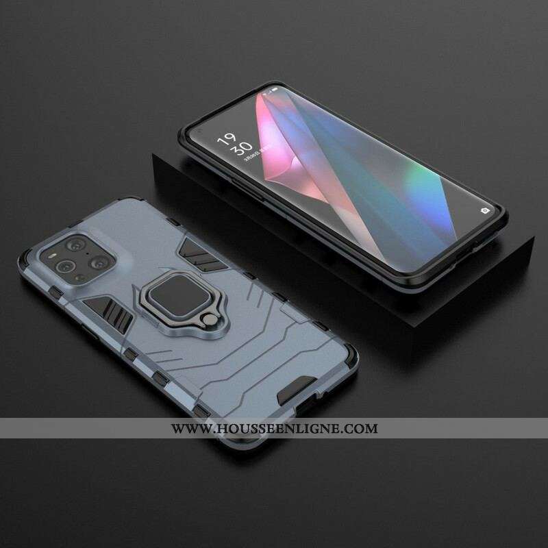 Coque Oppo Find X3 / X3 Pro Ring Résistante