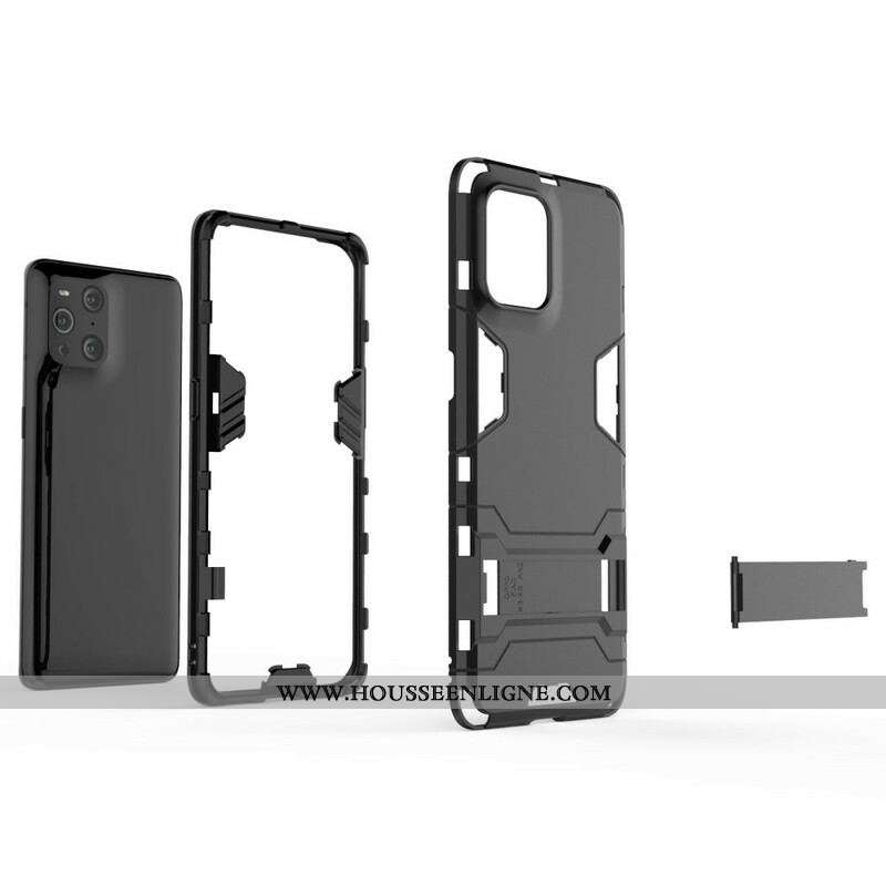 Coque Oppo Find X3 / X3 Pro Résistante Languette