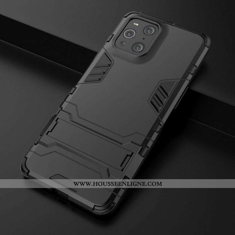 Coque Oppo Find X3 / X3 Pro Résistante Languette