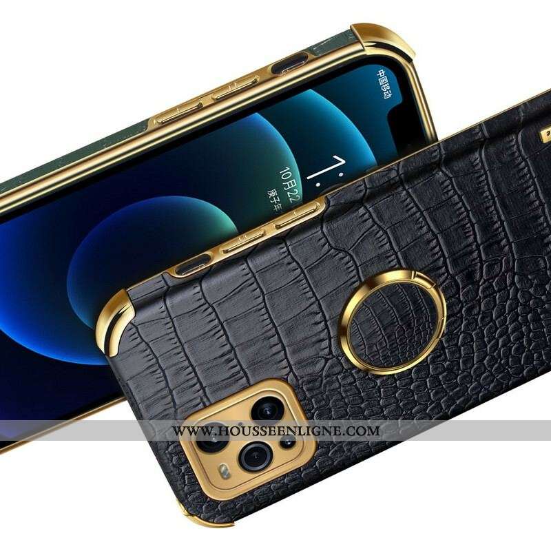 Coque Oppo Find X3 / X3 Pro X-CASE Effet Peau Crocodile
