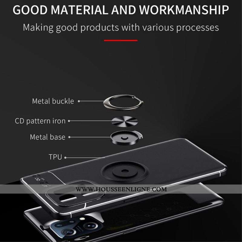 Coque Oppo Find X5 Anneau Rotatif