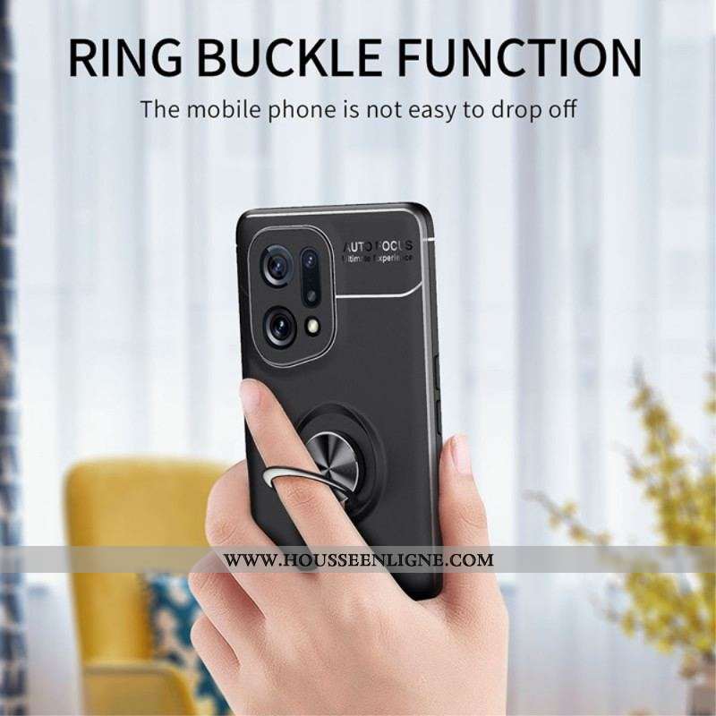 Coque Oppo Find X5 Anneau Rotatif