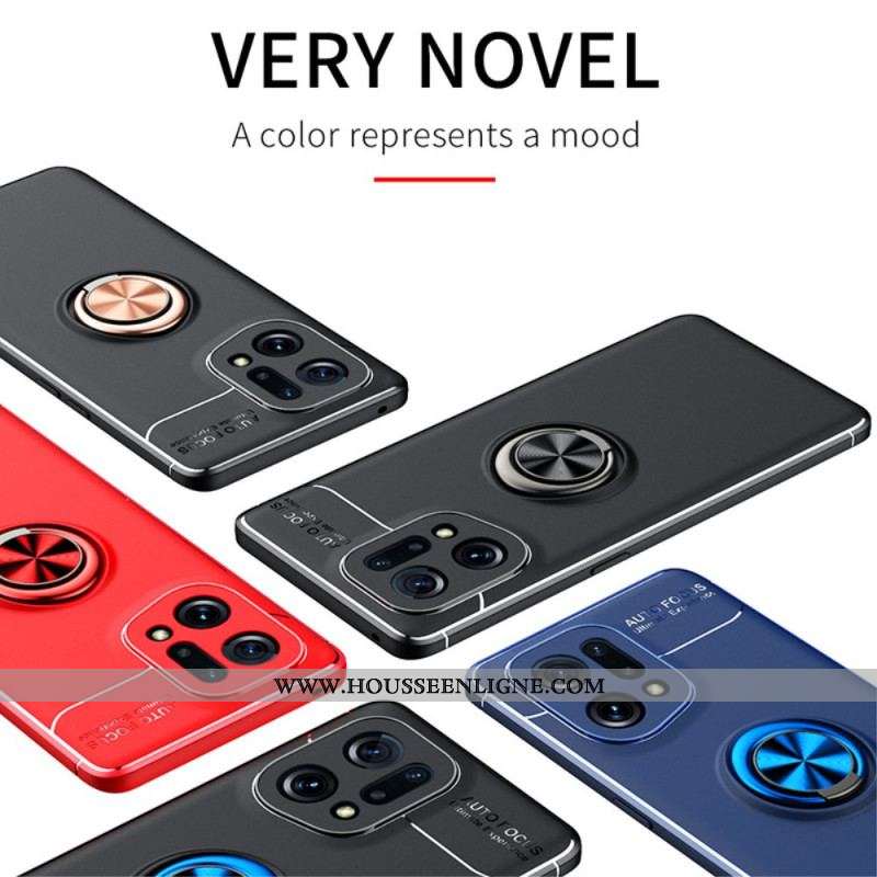 Coque Oppo Find X5 Anneau Rotatif