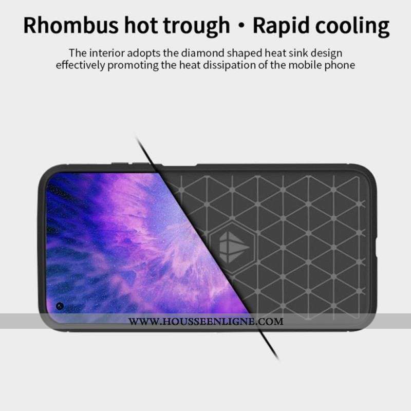 Coque Oppo Find X5 Fibre Carbone Brossée MOFI