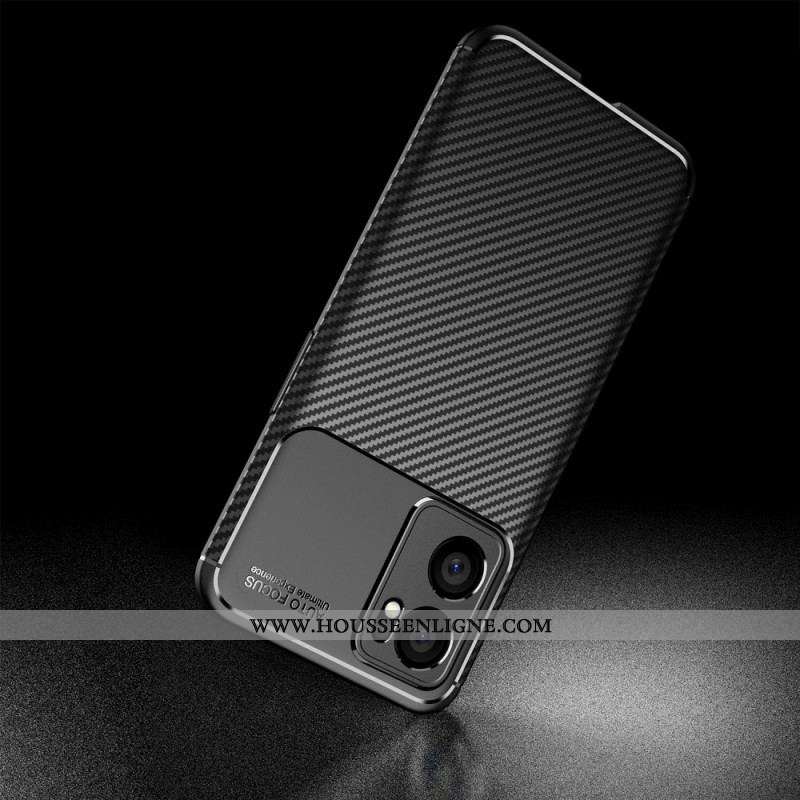 Coque Oppo Find X5 Lite Fibre Carbone Brossée