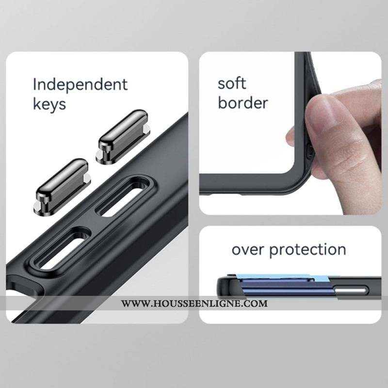 Coque Oppo Find X5 Lite Hybride Rebords Colorés