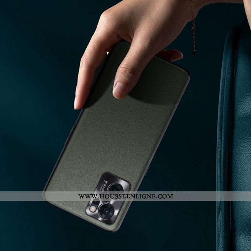 Coque Oppo Find X5 Lite Simili Cuir FUKELAI