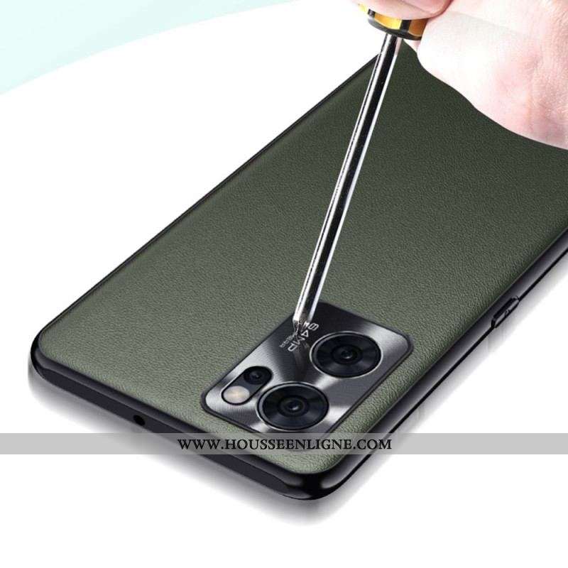 Coque Oppo Find X5 Lite Simili Cuir FUKELAI