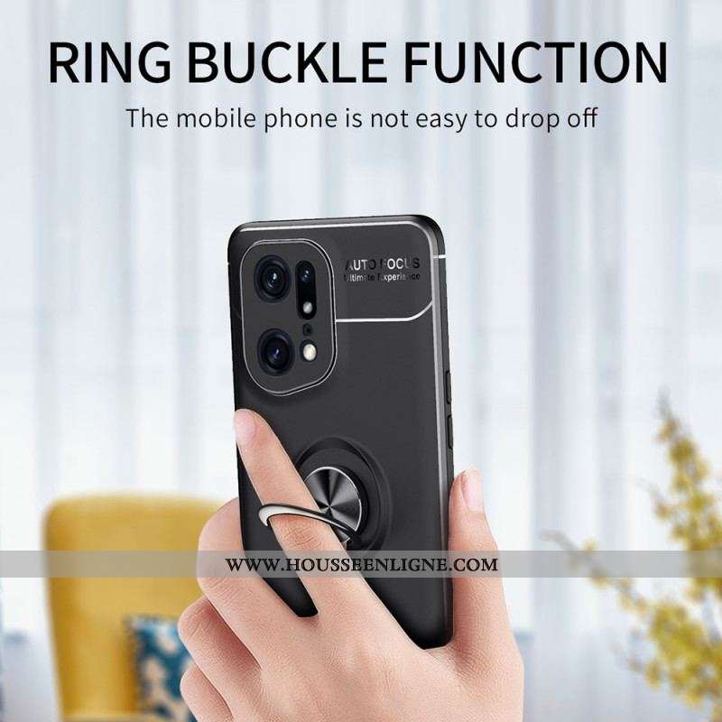 Coque Oppo Find X5 Pro Anneau Rotatif