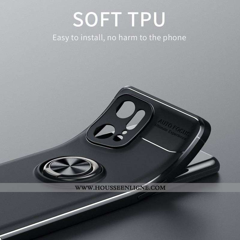Coque Oppo Find X5 Pro Anneau Rotatif
