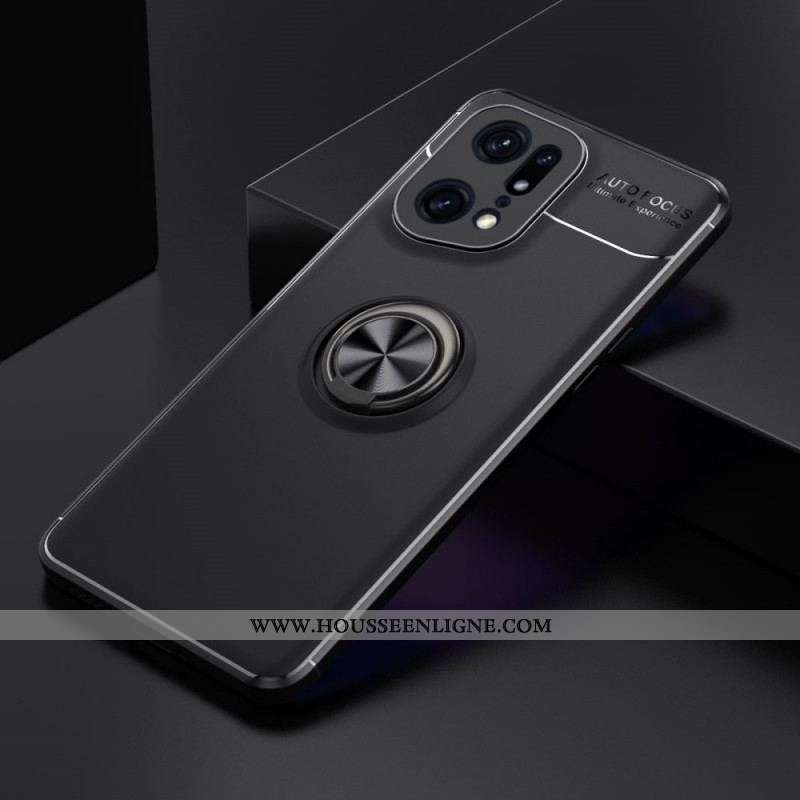 Coque Oppo Find X5 Pro Anneau Rotatif