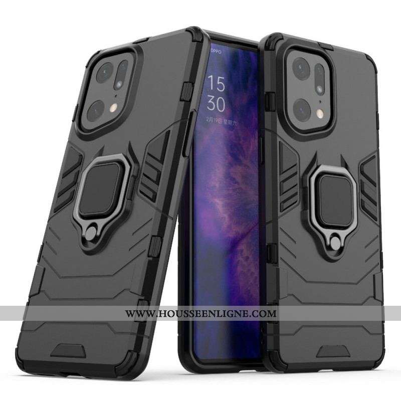 Coque Oppo Find X5 Pro Ring Résistante