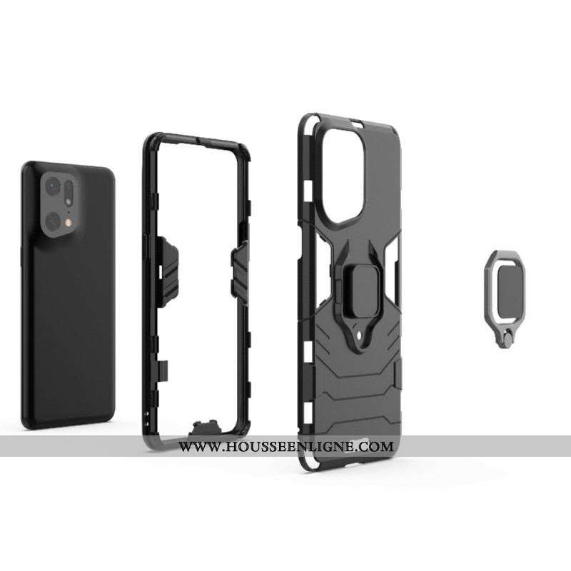 Coque Oppo Find X5 Pro Ring Résistante