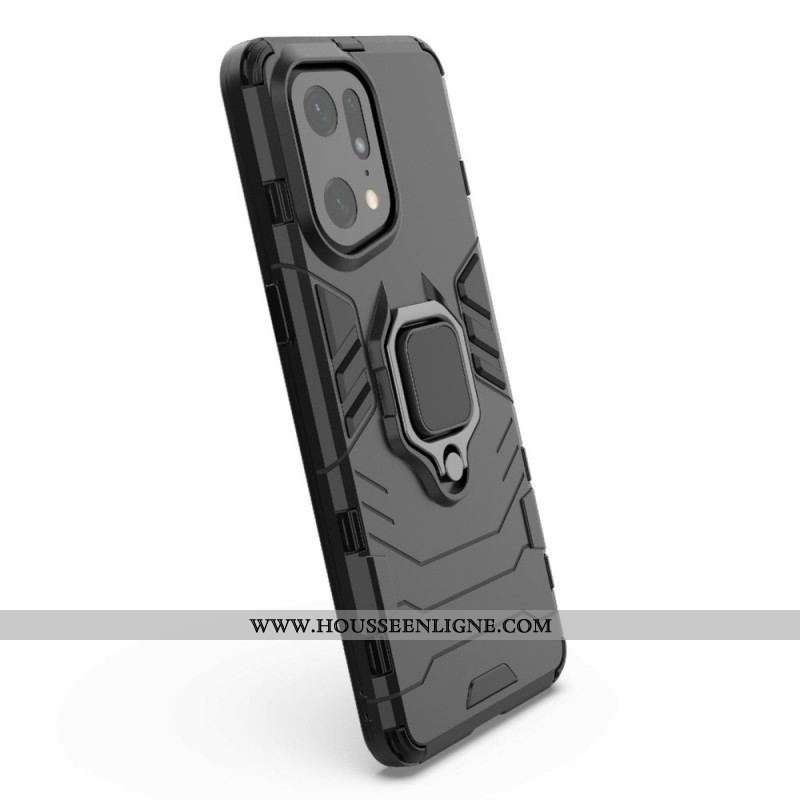 Coque Oppo Find X5 Pro Ring Résistante