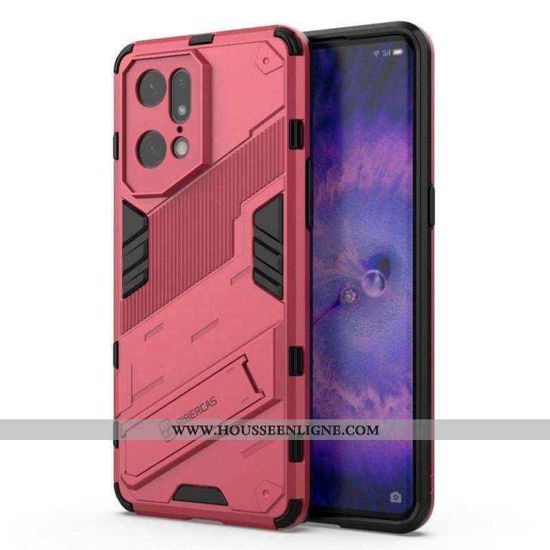 Coque Oppo Find X5 Pro Support Amovible Deux Positions Mains Libres