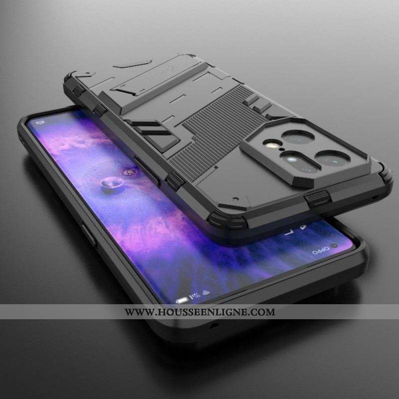 Coque Oppo Find X5 Pro Support Amovible Deux Positions Mains Libres