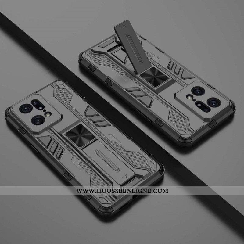 Coque Oppo Find X5 Pro Support Amovible Vertical et Horizontal