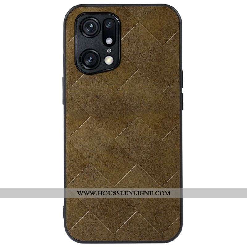 Coque Oppo Find X5 Pro Texture Tissée