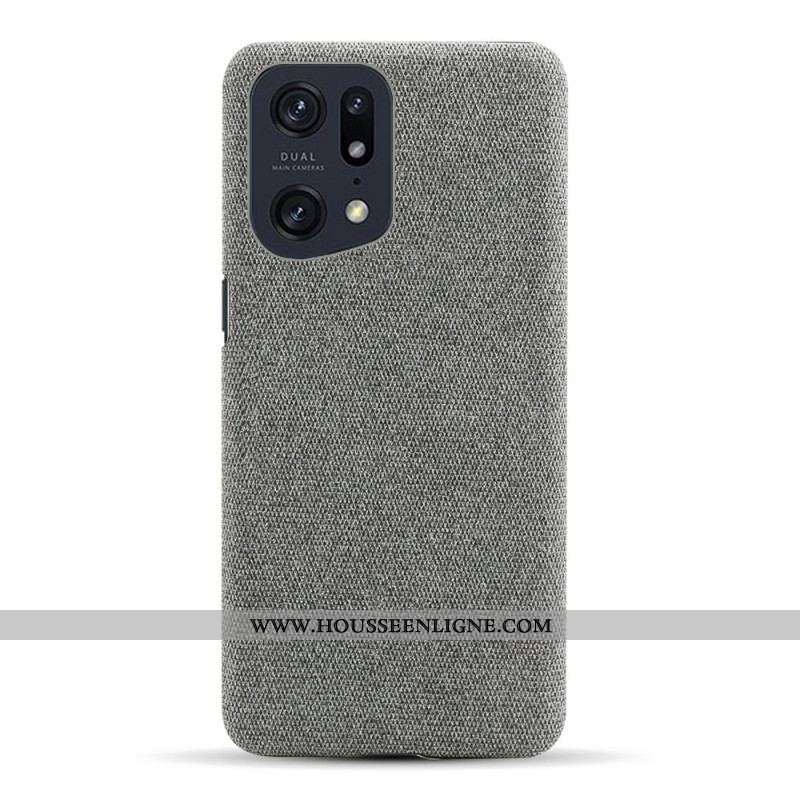 Coque Oppo Find X5 Pro Tissu