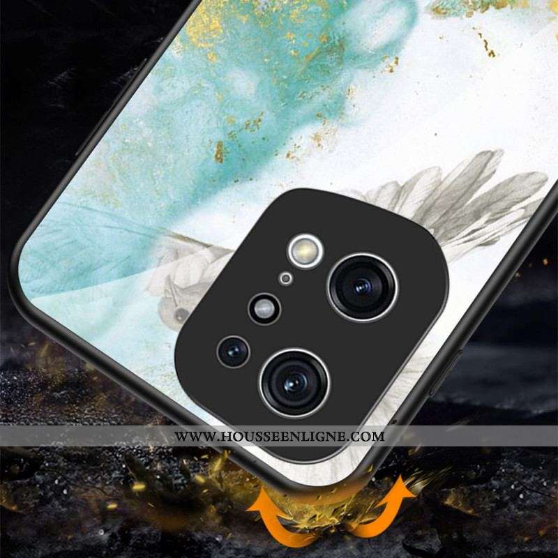Coque Oppo Find X5 Pro Verre Trempé Marble Colors