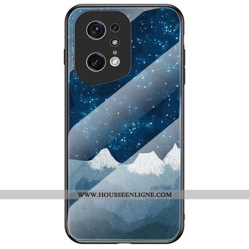 Coque Oppo Find X5 Pro Verre Trempé Marbre