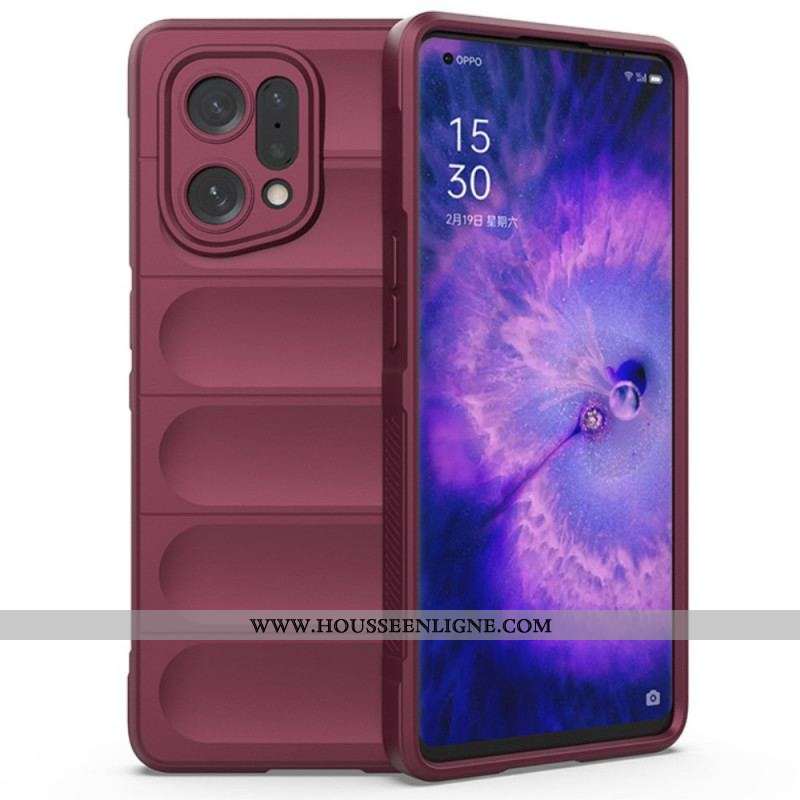 Coque Oppo Find X5 Silicone Contemporaine