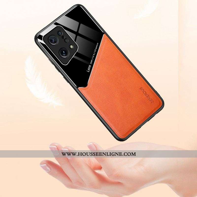Coque Oppo Find X5 Simili Cuir Haut de Gamme