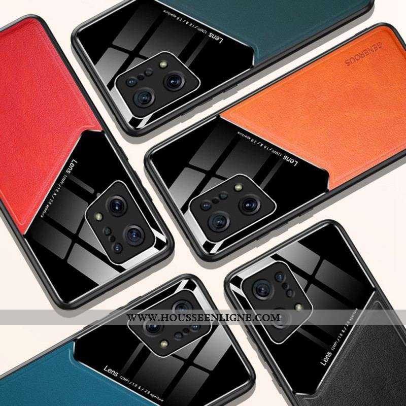 Coque Oppo Find X5 Simili Cuir Haut de Gamme