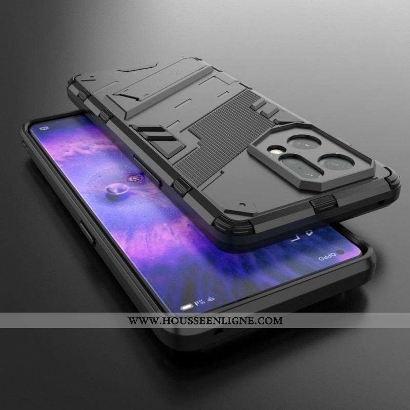 Coque Oppo Find X5 Support Amovible Deux Positions Mains Libres