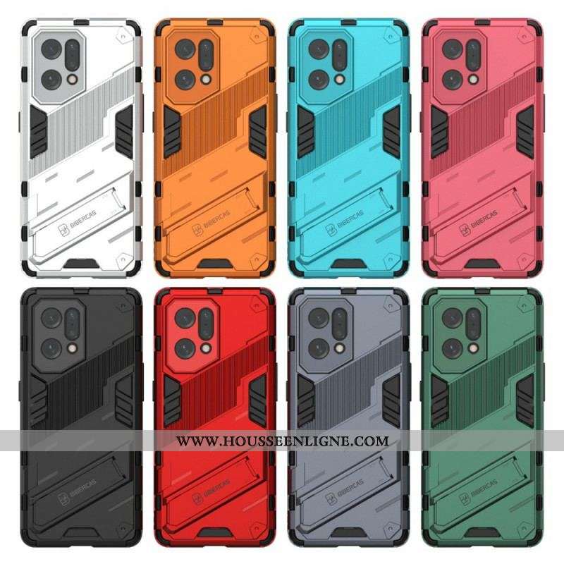 Coque Oppo Find X5 Support Amovible Deux Positions Mains Libres