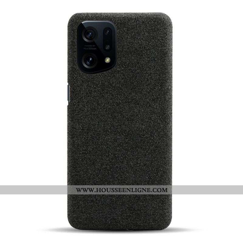 Coque Oppo Find X5 Tissu Chic