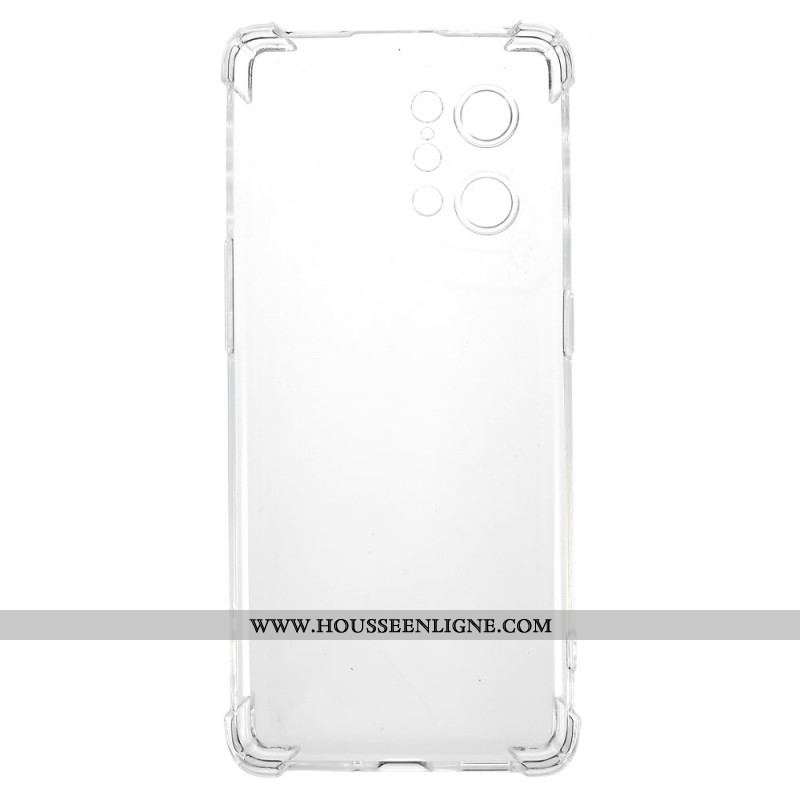Coque Oppo Find X5 Transparente Coins Renforcés