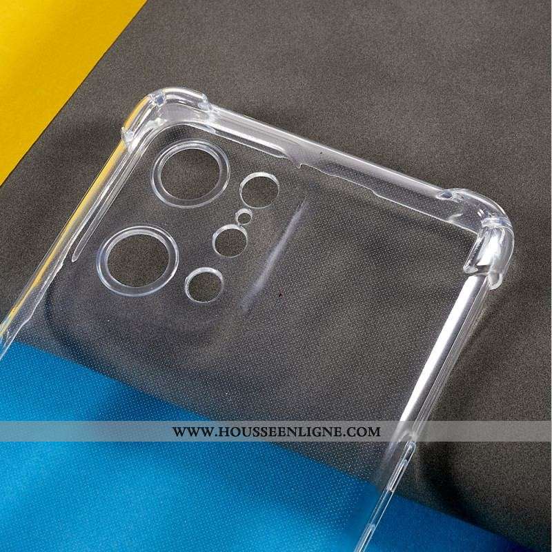 Coque Oppo Find X5 Transparente Coins Renforcés