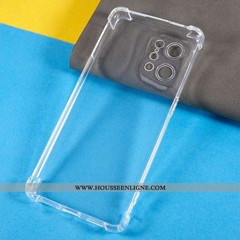 Coque Oppo Find X5 Transparente Coins Renforcés