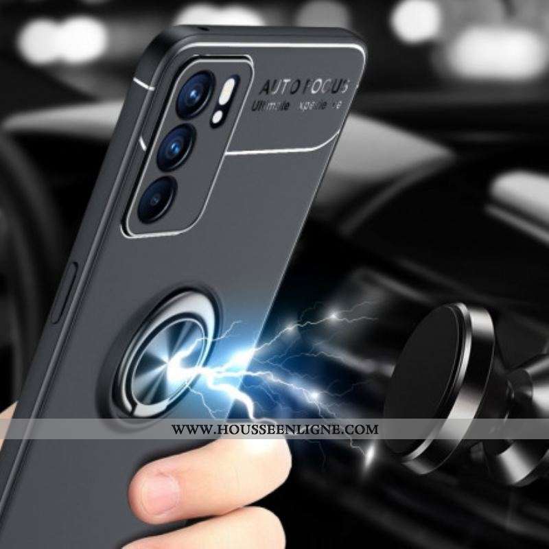 Coque Oppo Reno 6 5G Détachable avec Anneau Support
