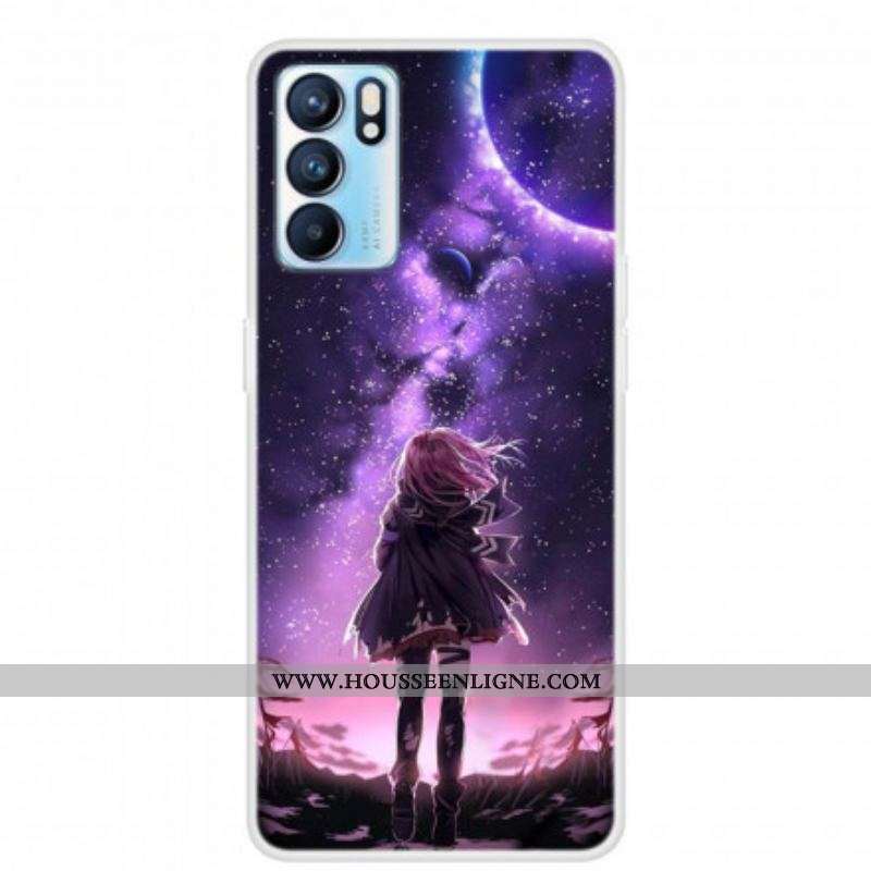 Coque Oppo Reno 6 5G Pleine Lune Magique