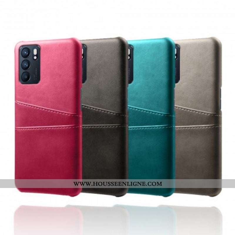 Coque Oppo Reno 6 5G Porte Cartes KSQ